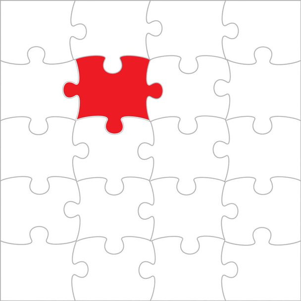 vector pattern puzzle design illustration - Vektor, Bild