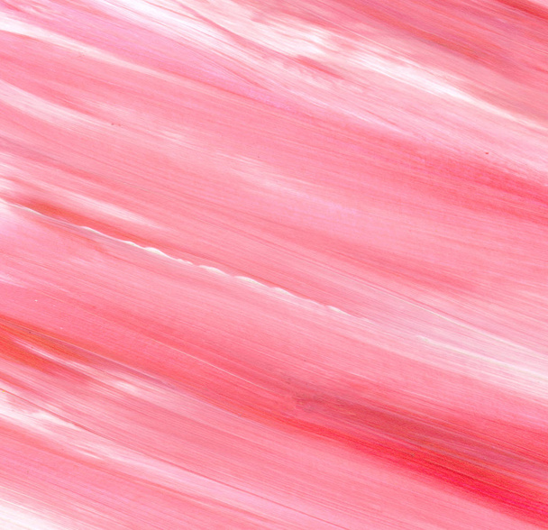Pink Abstract acrylic painting for use as background, texture, design element. Modern art with brush stroke texture - Photo, Image