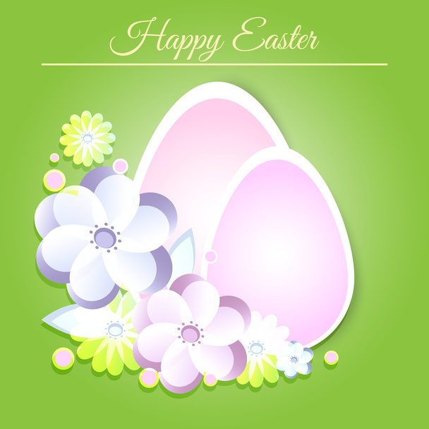 Happy Easter Card, vector design - Vektor, Bild