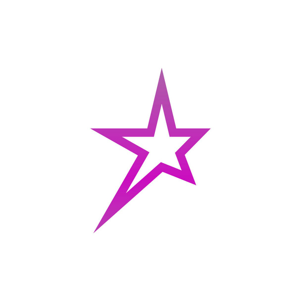 星のロゴとアイコン デザイン テンプレート eps10 - ベクター画像