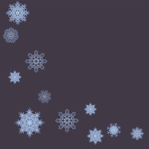 Año Nuevo vector de fondo con la caída de copos de nieve
 - Vector, imagen