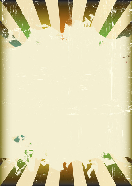 Grunge sunbeam színű zászló - Vektor, kép