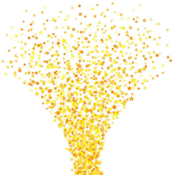 Vector yellow stars background element in flat style - Vektör, Görsel