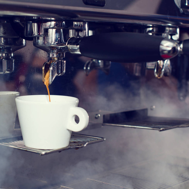 workplace, coffee machine - Photo, Image