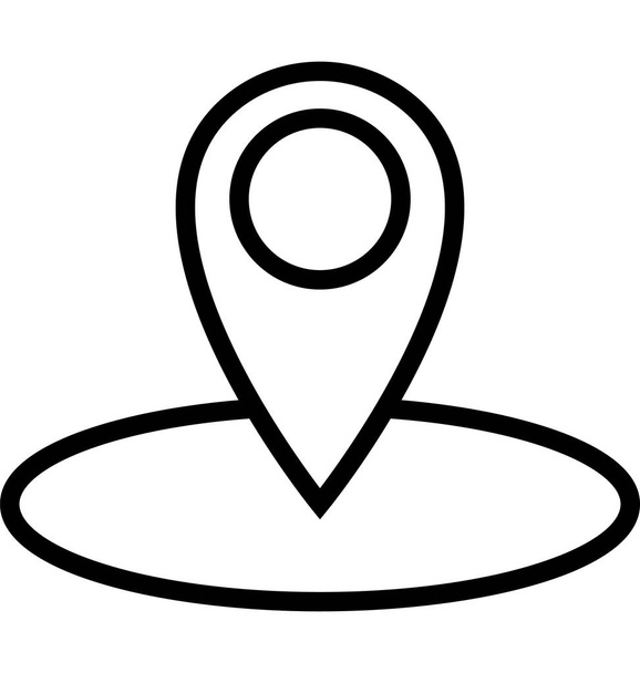 Mappa Pin Line Icona vettoriale modificabile
 - Vettoriali, immagini