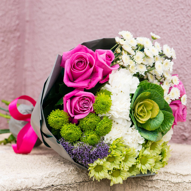 beautiful bouquet of flowers - Foto, afbeelding