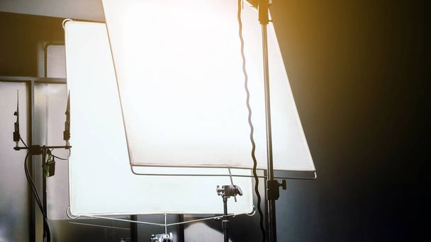 image of studio lighting setup background - Photo, Image