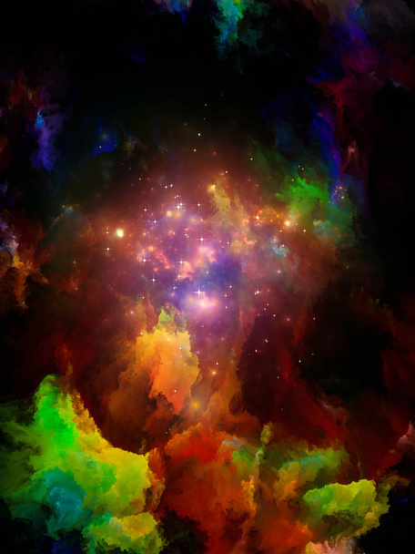 L'universo non è abbastanza serie. Design astratto fatto di nebulose di vernice vibrante sul tema del cosmo, fantasia, immaginazione, arte e design
 - Foto, immagini