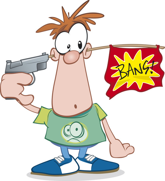 Bang! It's one of those days! - Vector, Image