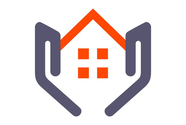 logotipo de la casa a mano
 - Vector, Imagen