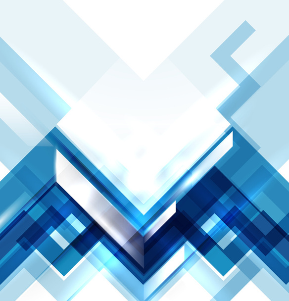 kék modern geometriai absztrakt háttér - Vektor, kép