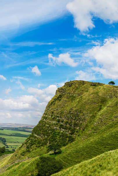 Mam Tor hill near Castleton and Edale in the Peak District National Park, England, UK - Photo, Image