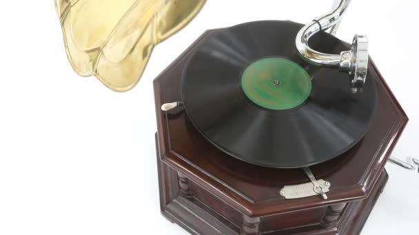 Vintage gramofoni
 - Materiaali, video