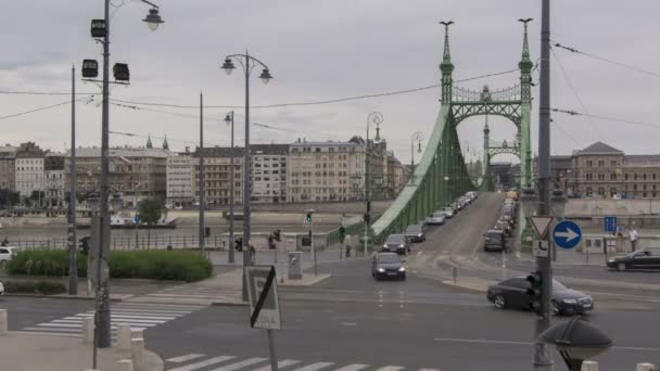 Most Łańcuchowy w Budapeszcie - Materiał filmowy, wideo