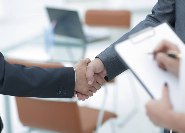 closeup.handshake of business people - Foto, afbeelding
