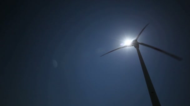 Wind Turbine blue sky - Footage, Video