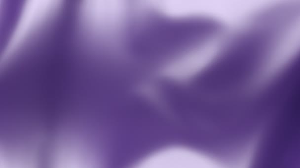 Abstraktní pozadí pomalu mává fialové hedvábí - Záběry, video