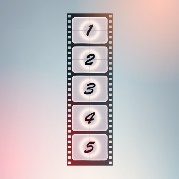 Film countdown. vector design. - Vector, Image