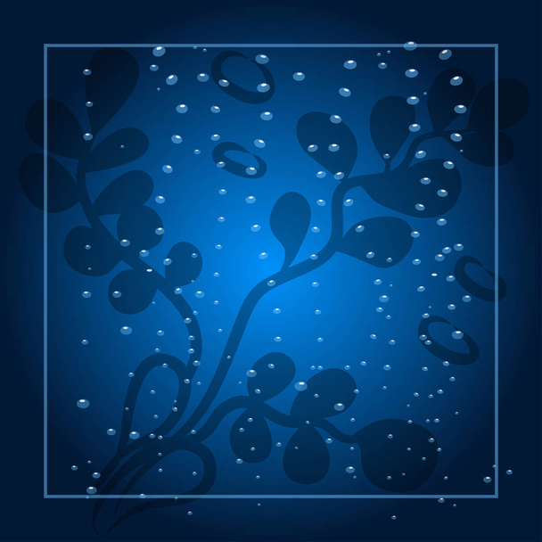 Underwater background for banners - Vector, Image