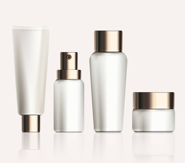 Cosmetic products. Illustration isolated on background - Vektor, obrázek