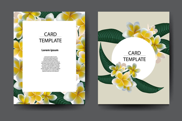Conception de motifs floraux pour cartes, brochures, prospectus. Set - stock vectoriel
.  - Photo, image