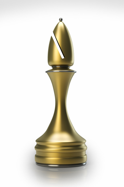 Chess golden officer - Foto, Imagen