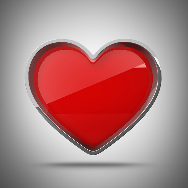 3d heart. High resolution render - Foto, afbeelding
