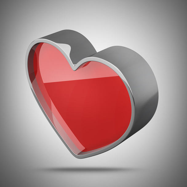 3d heart. High resolution render - Foto, Imagen