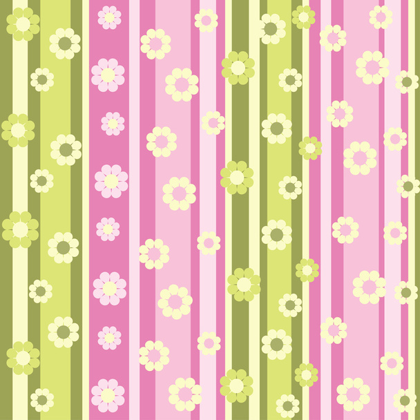 het elegante naadloze patroon met bloemen - Vector, afbeelding