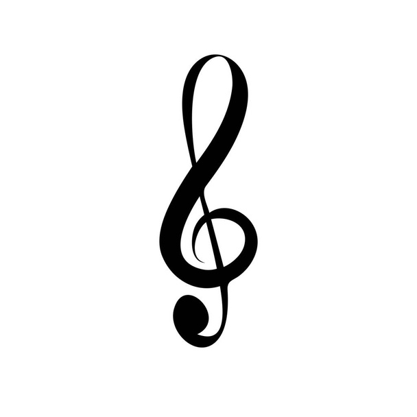 A wonderful concept of music notes with different elements on a white background - Vector, Image