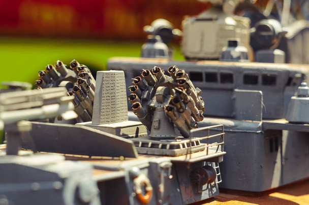 savaş gemisi oyuncak model - Fotoğraf, Görsel