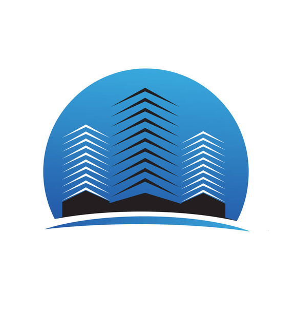 Vecteur - Logo des bâtiments immobiliers
 - Vecteur, image