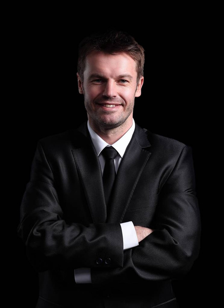portrait in full length of confident businessman - Zdjęcie, obraz