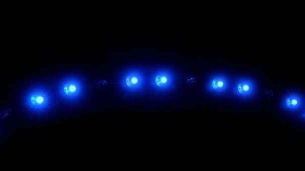 Blinkende LED-Lichter auf schwarz - Filmmaterial, Video