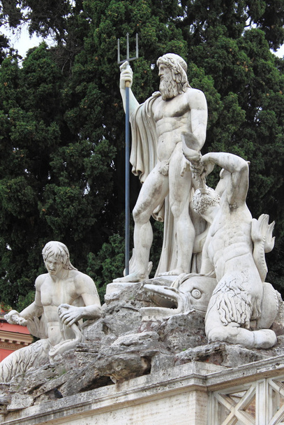 Fontana di Nettuno a Roma - Foto, immagini