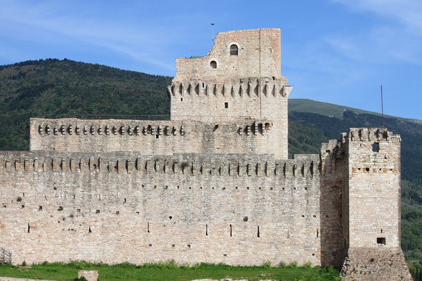 Große Festung in Assisi - Foto, Bild
