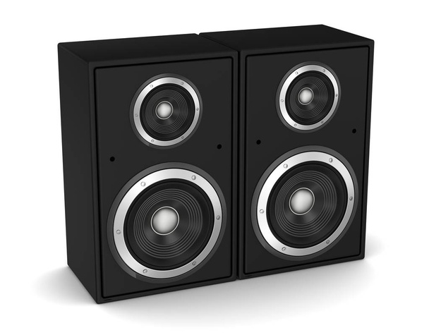 speaker concept 3d illustration isolated on white background - Фото, зображення