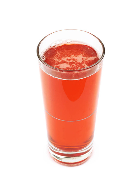 Glass of red juice isolated - Фото, зображення