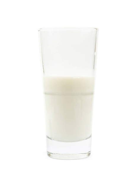 Tall glass of milk isolated - Photo, Image