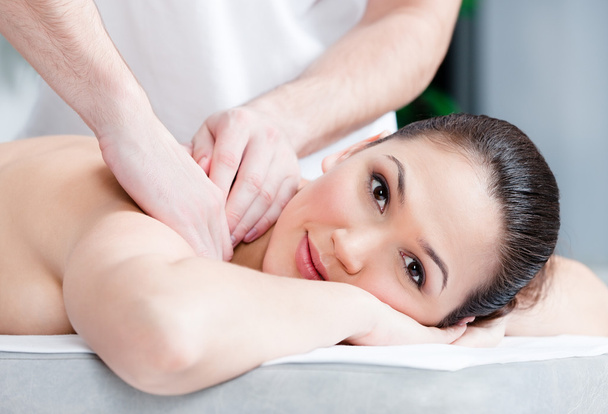 Woman receiving body massage - Фото, изображение