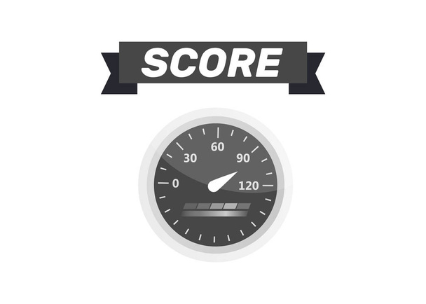 Guage icon. Credit score indicators and gauges vector set. Score vector icon - Vector, Image