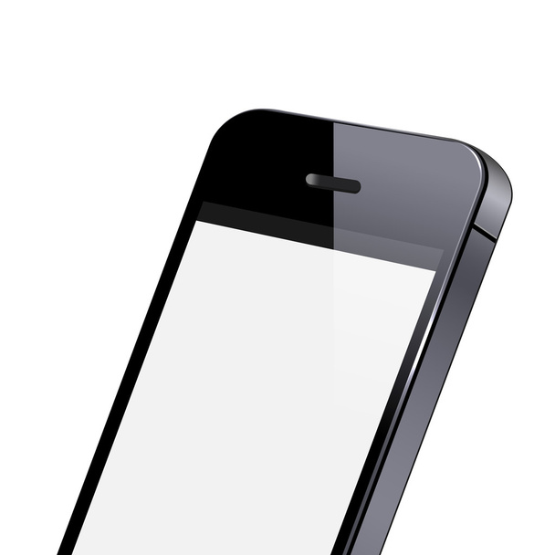 Modern smart phone close-up - Vector, Image