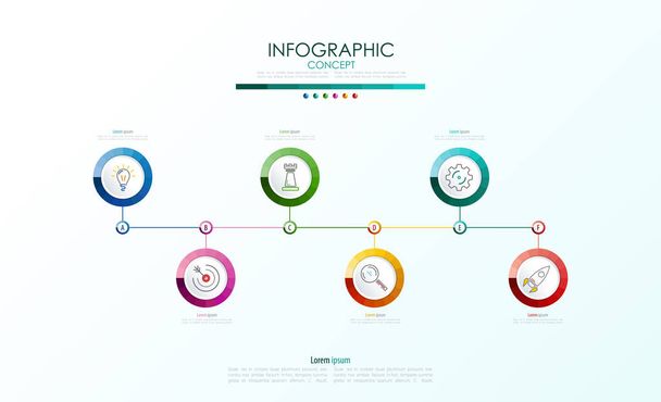 Vector infographic template. Business concept with options.Vector illustration. - Вектор,изображение