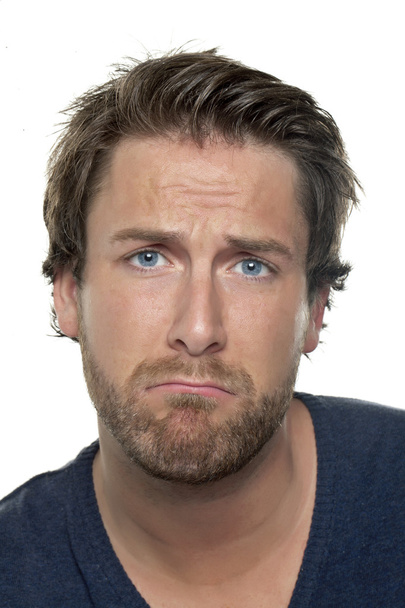 a man making sad face - Photo, Image