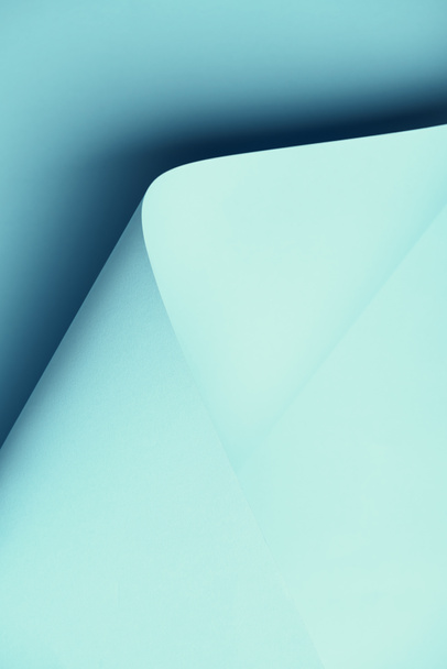 close-up view of beautiful blue abstract paper background - Φωτογραφία, εικόνα