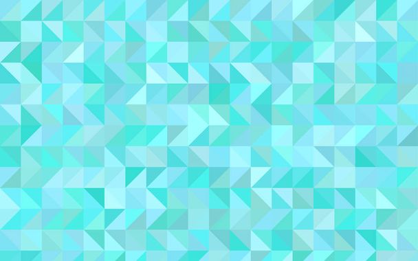 Light Green vector abstract mosaic template. Brand-new colored illustration in blurry style with gradient. A new texture for your design. - Vector, Image