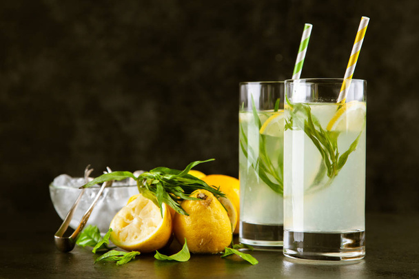 Tarragon lemonade drink - Fotoğraf, Görsel
