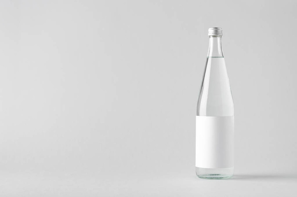 Water Bottle Mock-Up - Blank Label - Photo, Image