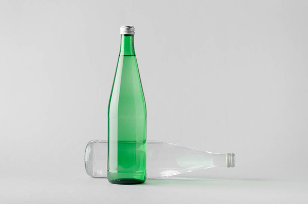 Water Bottle Mock-Up - Two Bottles - Fotoğraf, Görsel