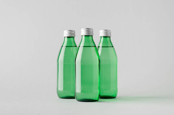 Garrafa de água Mock-Up - Três garrafas
 - Foto, Imagem